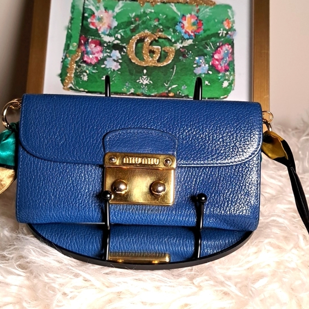 Miu Miu Leather Trifold Wallet